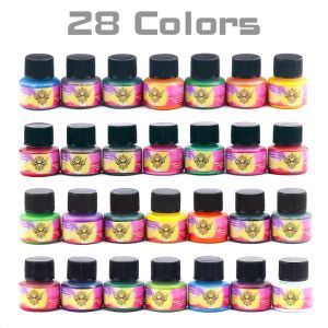 Acessórios 5ml mistura de cores tinta de tatuagem conjunto de tinta de tatuagem semi permanente pigmento de planta natural para pintura de arte corporal pigmento fonte de tinta de tatuagem