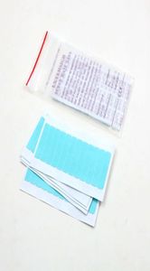 60pieces5sheetsSet Double Sided Strong Hair glue Tape Adhesives for Skin weft Tape Hair Extensions blue color 1458861