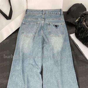 Metal Badge Women Jeans Pants Fashion Designer Lady Straight Hiphop Trousers Streetwear