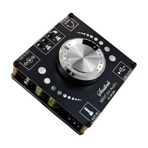 Усилитель AP100L 100W+100W Bluetooth 5.0 Стерео -усилитель плата Aux USB Sound Card Digital Power Amp Amplificador DC 12V 24V