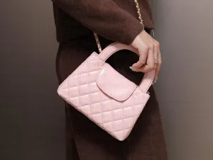 10A Top Class 23K Women Shoulder Bag Designer Bag with Genuine Leather Diamond Pattern Mini Chain Flip Bag