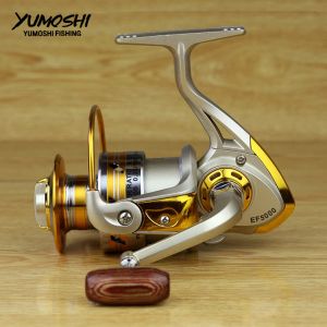 Accessories New Ef1000 9000 Series Aluminum Fishing Reels 12bb Ball Bearings Type Reel Anti Seawater Corrosion Roller Fishing