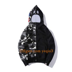 Mens Hoodies Camouflage Hoodie Zip Jacket Designer Hoodie tröja Hoodies Women Sportwear Sweatshirt Streetwear Asian Size Unisex Pullover Full Zipper Design 40