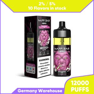 Original Puff 12000 Vapes engångsvapa VAPE MESH COIL 12K PULDS Uppladdningsbar 5% riktiga frukt smaker E Cigarettångsenhet