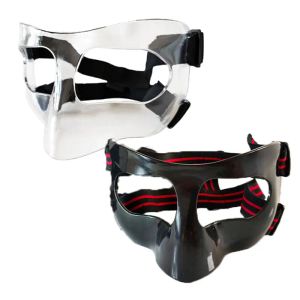 Arts Sports Nose Helmet Basketball Mask Nose Guard Face Shield Protective Mask med justerbar elastisk rem Anticollision Utrustning