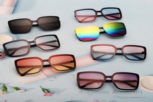 Designer-Sonnenbrille für Kinder, Metall, Buchstaben-Applikation, Mädchen, quadratischer Rahmen, Schutzbrille, Jungen, Sonnenschutz, 2022, Sommer, Kinder, UV 400, Sonnenschutz Q469473456