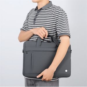 lu Männer Laptoptasche Casual Große Business Offizielle Tasche Segeltuchtaschen Herren Computer Messenger Bags