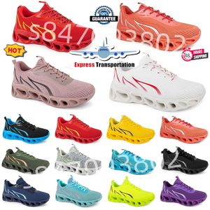 unisex running shoes fashion trainer triple black white red yellow purple green blue peach teal purple orange light pink Outdoor casual sports shoes