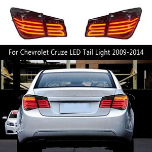 Sygnał turystyczny Stylizacja Stylizacji Daytime Streamer do pracy dla Chevrolet Cruze LED Zespół światła ogona 09-14 Sygnał skrętu hamulca hamulca