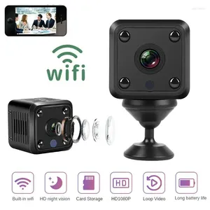 Мини IP-камера Wi-Fi Спорт HD 1080P Беспроводное охранное наблюдение Встроенный аккумулятор Ночное видение Умный дом Микро-камера