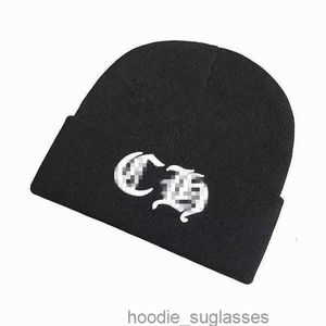 2024 NOWOŚĆ CONSAUAL HAT Designer Beanie Kapelusz Outdoor Knitted Hat Classic CH Letter Hafdery Luksusowy jesień i zima zużycie damskiej czapka czapka B6d25