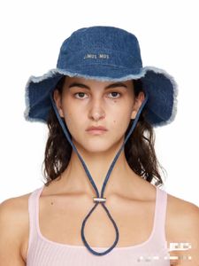 Cappello da pescatore in denim Jacqmus Le Bob Artichaut