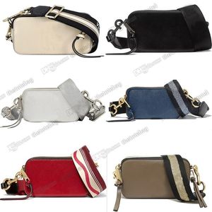 2023 Snaps camera bag Fashion Designer Ladie Handbag Women small Shoulder Bags Famous crossbody purse marc wallet With Box250a
