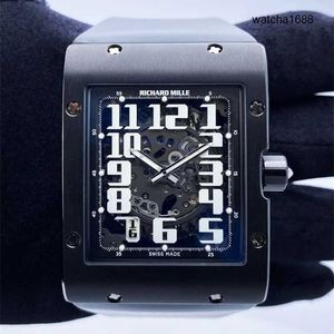 Diamond Watch Designer Wristwatch RM Wrist Watch RM016 Extra platt RM016 AL TI TITANIUM MENS WACK BOX PAPERS
