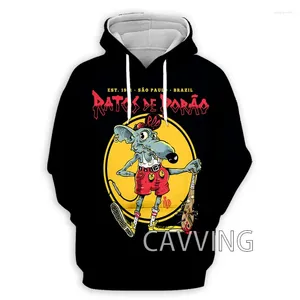 Erkek Hoodies Ratos de Porao 3d Baskılı Moda Sweatshirts Harajuku Hoodie Üstleri Kadınlar/Erkekler İçin Giyim