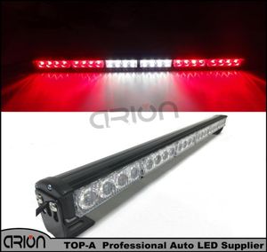 12V 24 LED高出力LEDストロボライトロングバーレッドホワイトフラッシュランプ警告緊急車両ライトショッピング9847953