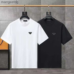 Męskie koszulki designerskie koszulka Tshirt moda bawełniana koszula polo wysokie designerskie ubrania stałe kolor lapowy jakość bawełniana odzież plus rozmiar Pra 240301