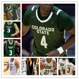 Custom College Basketball Colorado State Jerseys David Roddy Isaiah Stevens John Tonje Dischon Thomas Jalen Lake Kendle Moore Chandler Jacobs Thistlewood 4XL