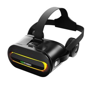 Enheter VRPark J60 Bluetooth 5.0 3D VR Headset Smart Virtual Reality Glasses Hjälm för 4,56,7 tum smarttelefonvideospel kikare