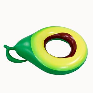 Giant Avocado Inflatable Swim Ring Tubes Water Pool Floats mattress Floating Water Party Air Chair Beach Party Pool Water Play Toy