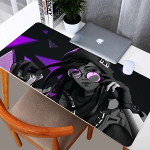 Podkładki bez poślizgu padanie Walorant Walorant Extended Mouse Mysh Gaming Mousepad Soft Guma xxl komputer myszy podkładka domowe dywan myszy dywanowe