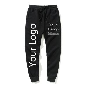 Pants DIY Your logo or photo Sweatpants Customized logo Print men Run pants Streetwear men Jogging Sportswear Jogger Tracksuit Trouser