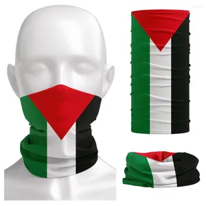 Sciarpe Bandiera della Palestina Bandana Scaldacollo Scaldacollo Escursionismo Campeggio Donna Foulard all'aperto Ciclismo Protezione UV Maschera per il viso Fascia per capelli da uomo