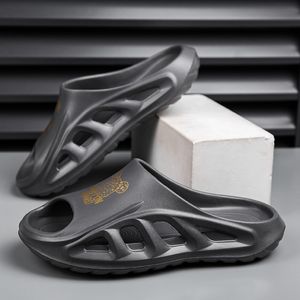 Erkekler için ücretsiz gönderim tasarımcısı terlikler Sandaletler Slaytlar Siyah Beyaz Gri Yaz Plaj Termeri Kapalı -11 Gai Boyutu 40-45