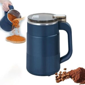 Utensili Macinacaffè elettrico Chicchi 500ml Macinacaffè Chicchi Mulino per cereali Macinatrice elettrica per uso domestico in acciaio inossidabile per la cucina