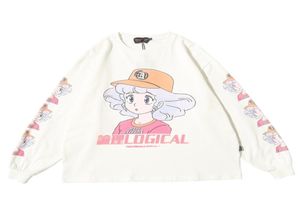 日本のハラジュクストリートウェアカップルTシャツアニメ面白い長袖Tシャツ春ファッショングラフィックティーメンズ2011164644395