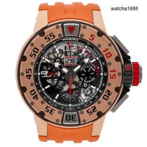 Diamond Watch Designer Wristwatch RM Wrist Watch RM032 Flyback Time Diving Car Gold Men's Watch RG