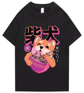 Men039s Tshirts Shiba inu Japończyka Zabawne menwomen koszulka anime duże ubrania One Koszule dla mężczyzn Tops T4317225