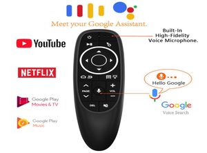 G10S Pro Voice Control Air Mouse with Gyro Sensing Mini Wireless Smart Remote Backlit for Android TV Box PC H96 Max8311602