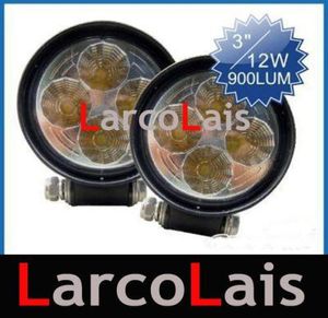 2pcs 12W LED Driving Work light Lamp Tractor Truck Car 4WD 4x4 Boat Van 12V 24V4505296