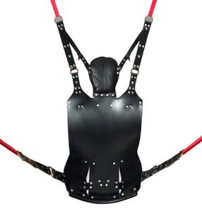 New Sex Swing sex sofa BDSM high qulity Sex Furniture Genuine Leather Sling w and Stirrups and Pillow 4300942