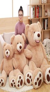 1 PC Högkvalitativ härlig enorm storlek 130 cm USA Giant Bear Skin Teddy Bear Hull Hela säljande födelsedagspresent till Girls Baby 8603090