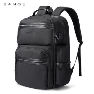 Backpack BANGE Anti Theft Laptop Backpack 15.6" Antiwrinkle Waterproof USB Recharging Oxford Backpack Men Fashion Travel Bag Backpacks