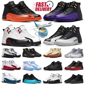 Jumpman 12s Scarpe da pallacanestro da uomo 12 Celestial Gold Red Taxi Field Viola Ciliegia Royal Playoffs Winterized Donna Uomo Scarpe da ginnastica Sport all'aria aperta Sneakers