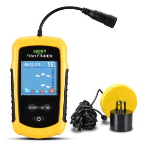 Finders LuckyLaker Fish Finder Fishing Alarm Sensor FindFish FFC11081 Echo Sounder Sonar FinderFish Ocean Transducer 328feet DeeperFish