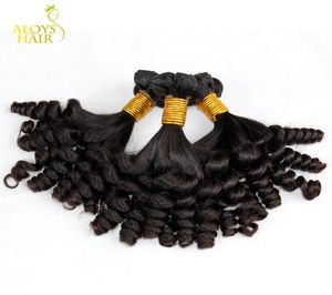 Double Drawn Mongolian Aunty Funmi Hair Extensions Bouncy Romance Egg Spring Curl Grade 9A Unprocessed Virgin Human Hair Weave 344075842