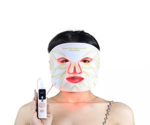 Pon Skin Rejuvenation Beauty Instruce Flexible Silicone Infrared Mask Skin Care Red Light Therapy LED FACE MASK9764501