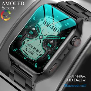 Geräte 2022 Neue AMOLED Smart Watch Männer 1,78 Zoll HD Bildschirm Alwayson Anzeige der Zeit NFC Bluetooth Anruf Wasserdichte Smartwatch Frauen