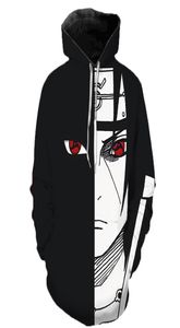 Hoodie anime cosplay traje moletom 3d impresso sasuke kakashi oversized pulôver masculino moda casual hoodies 2010211319432