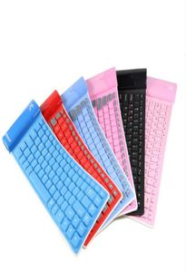 Retail Mobile phone tablet ISO android universal wireless bluetooth keyboard waterproof foldable silica gel soft keyboard9930205