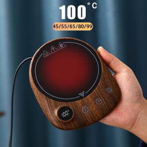 Tools 200W Cup Heater Coffee Mug Warmer 100°C Tea Stove Electric Hot Plate Warmer Coaster 5 Gear Coffee Milk Tea Heating Pad 220V