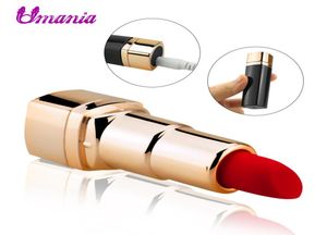 Usb Mini Discreto Rossetto Vibratore Stimolatore Del Clitoride Elettrico Vibrazione Salto Uovo Impermeabile Proiettile Massaggio Giocattolo Del Sesso Per Le Donne Y12152470