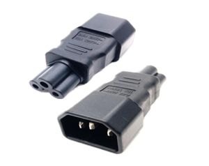 1PC Universal Power Adapter IEC 320 C14 till C5 Adapter Converter C5 till C14 AC Power Plug Socket 3 Pin IEC320 C14 Connector Nyest1550524