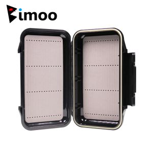 Коробки Bimoo 1 шт. 19,7*11,2 см Porket Streamer Fly Box Водонепроницаемый прочный инженерный чехол для рыболовной коробки с водонепроницаемым силиконовым линейным внутри