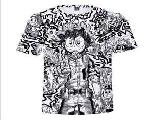 Boku no bohater akademia 3D print dla dzieci t -koszulka chłopcy dziewczęta Dziewczyny z krótkim rękawem 039s Tshirt anime mój bohater akademicki cosplay Costplay1707487