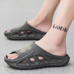 Frete grátis chinelos de grife para homens sandálias slides preto branco cinza verão praia chinelo interior -25 GAI tamanho 40-45 TR